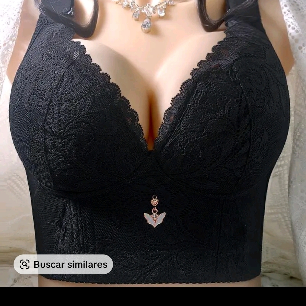 Elegant Black Lace Bralette